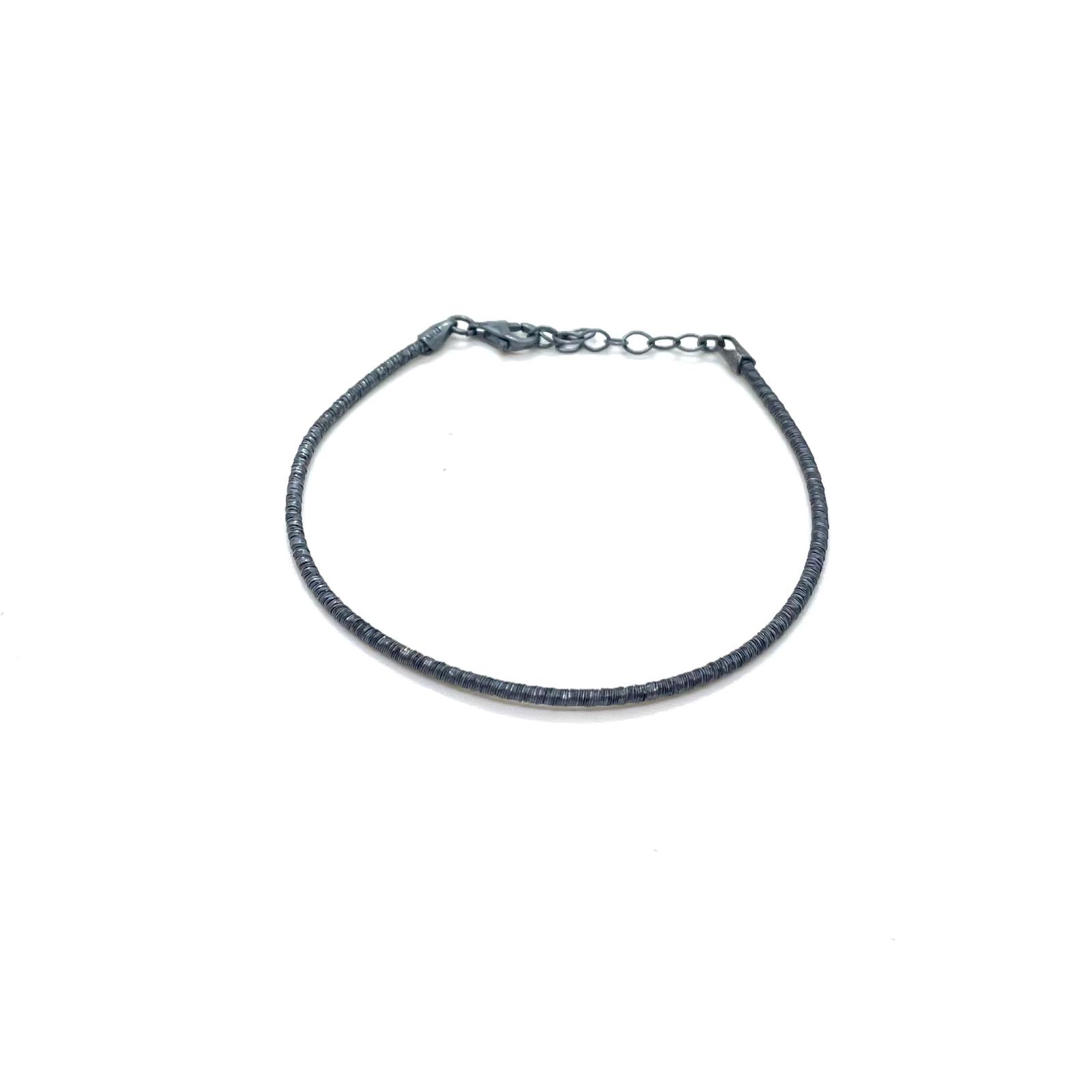 Braçalet de plata de llei envellida Tubet Empordà · 2