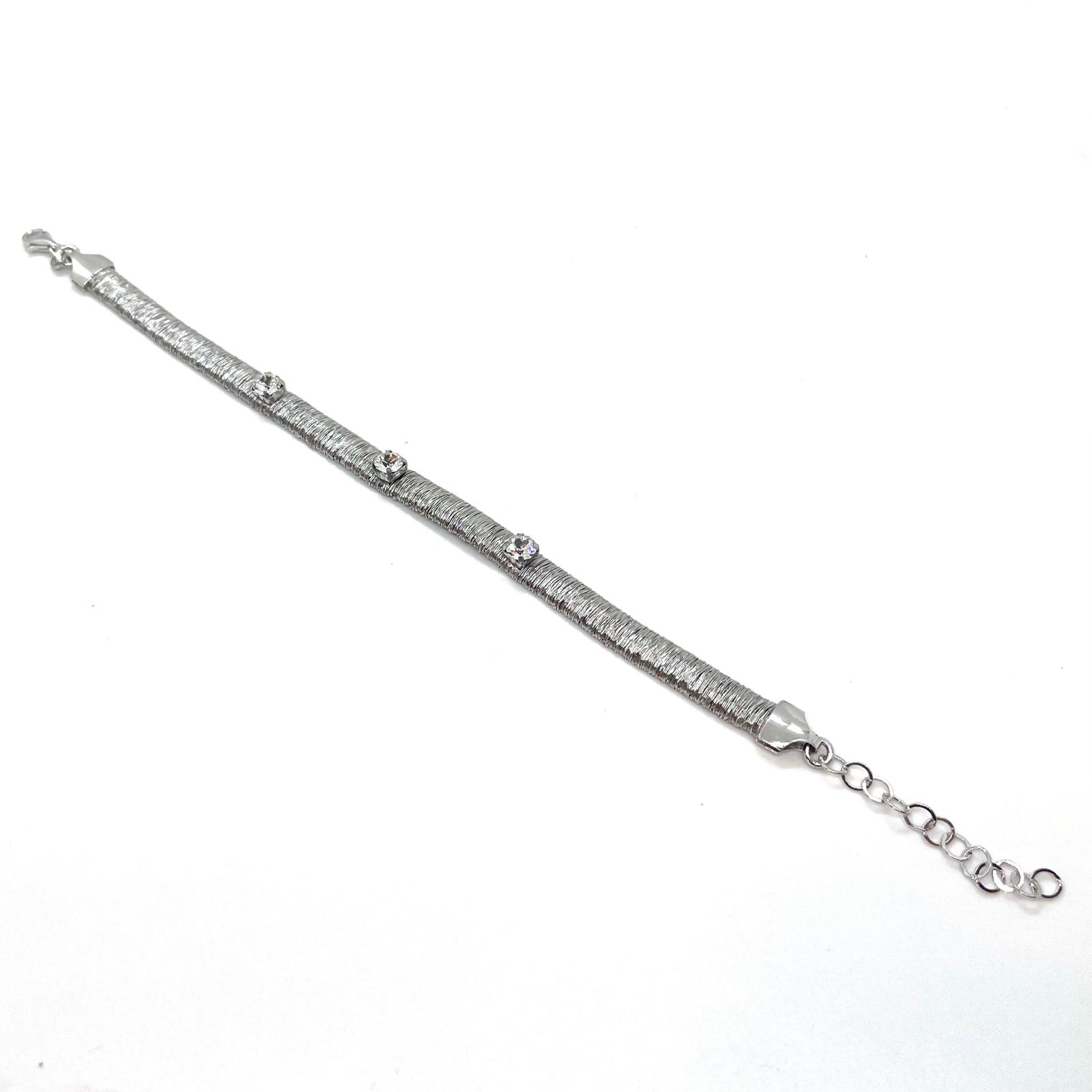 Polsera Iria plata de llei circonites · 2