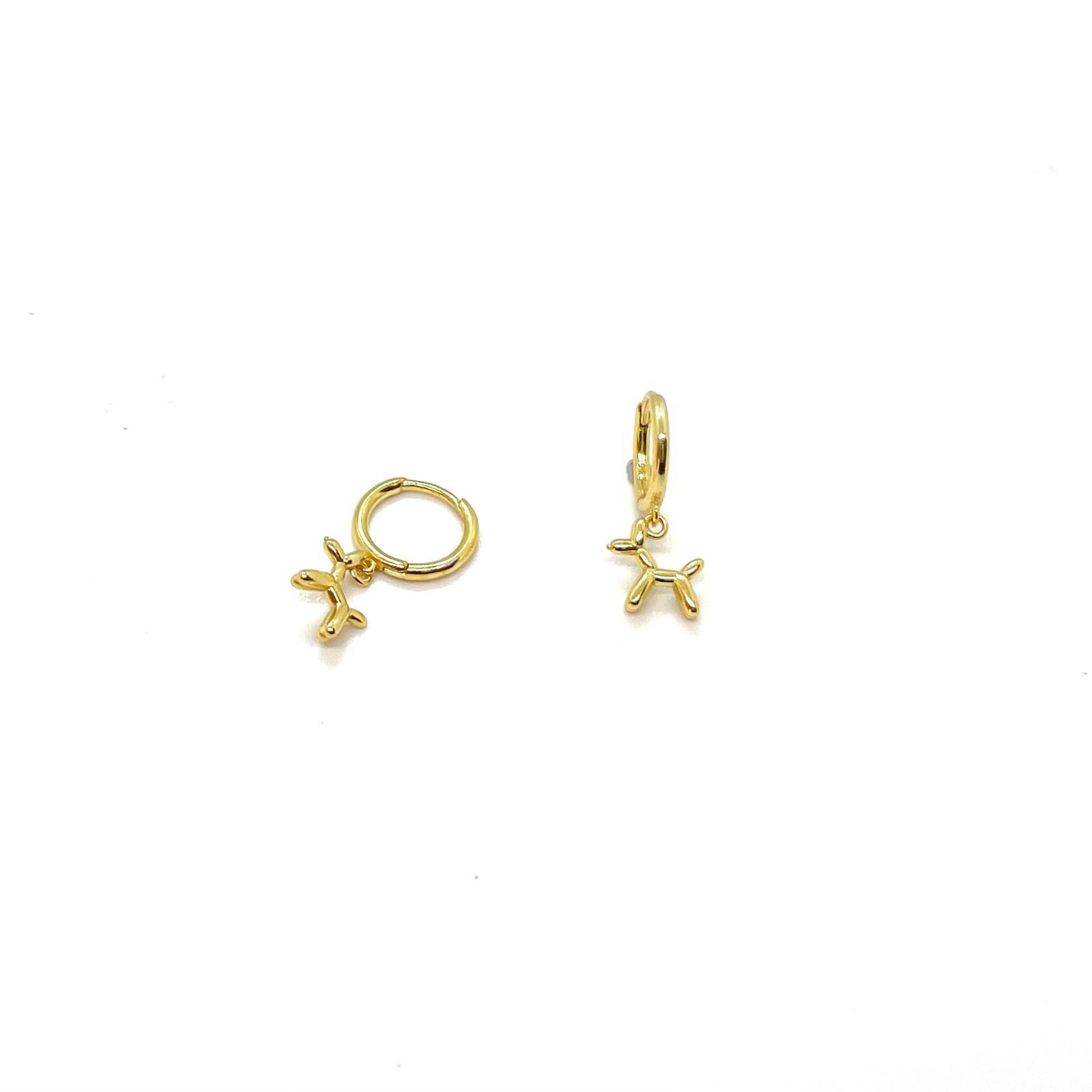Arracades d’aro Gosset Globus amb bany d’or de 18 kt · 2
