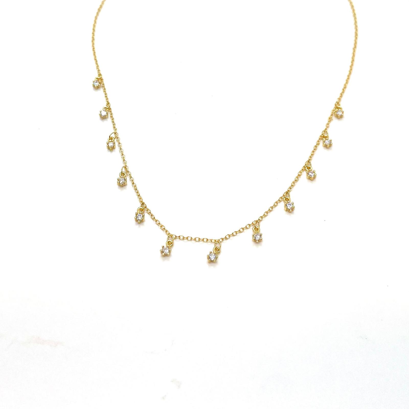 Penjoll Dansa d’Estrelles – Plata de llei 925 amb bany d’or de 18 kt i circonites