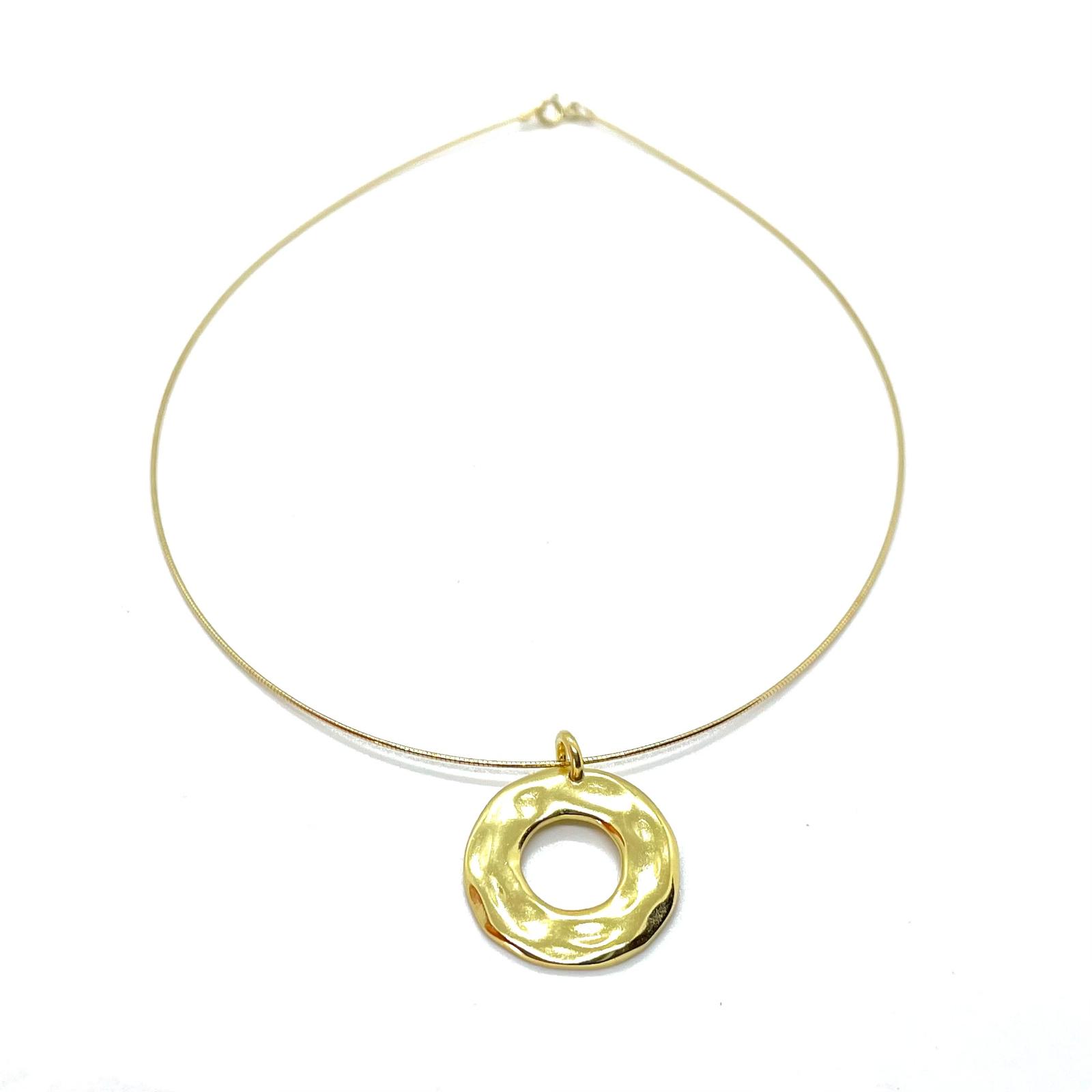 Collaret Ona Daurat – Plata de Llei 925 amb Bany d’Or de 18 kt · 2