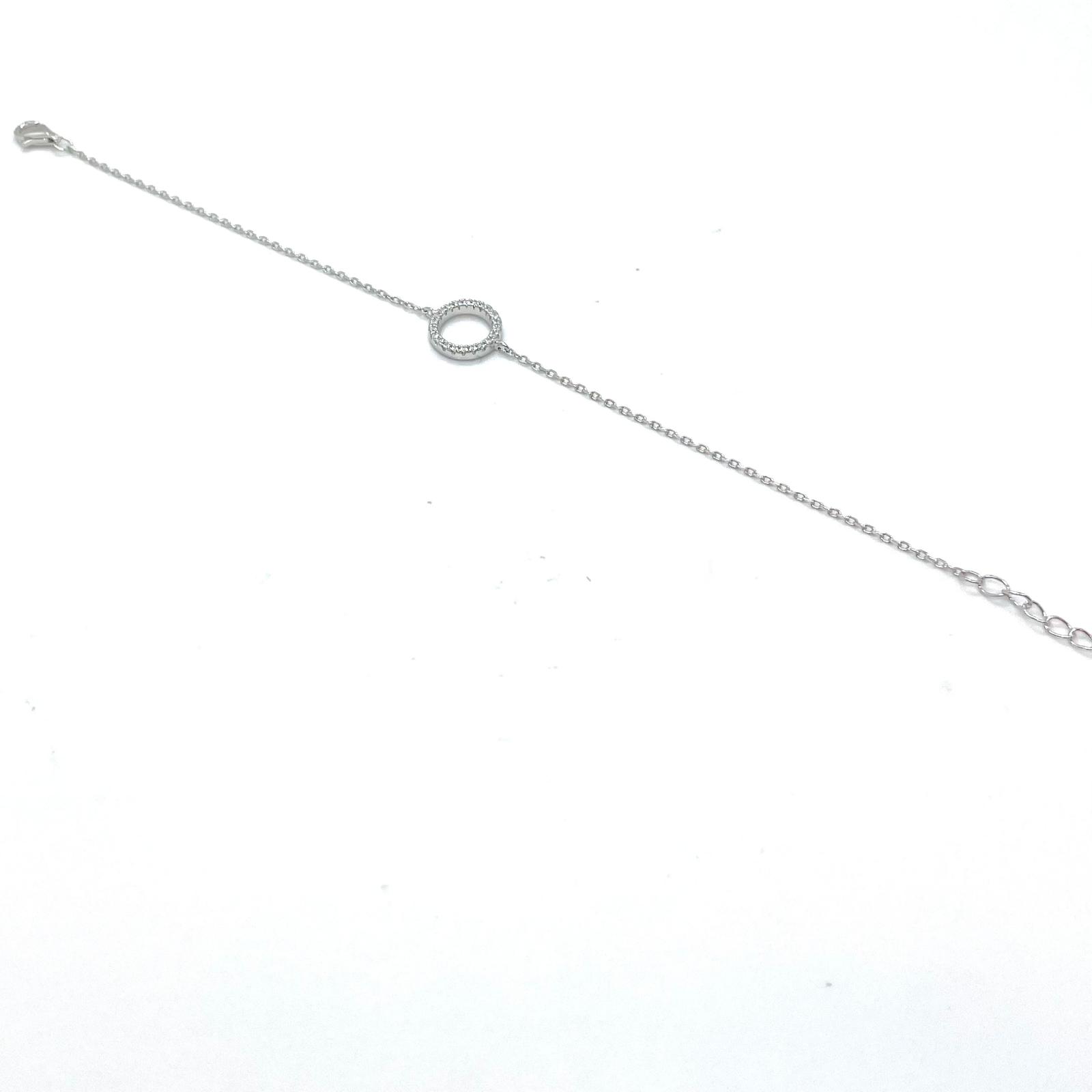 Polsera Eluné – Plata de llei amb circonites · 2