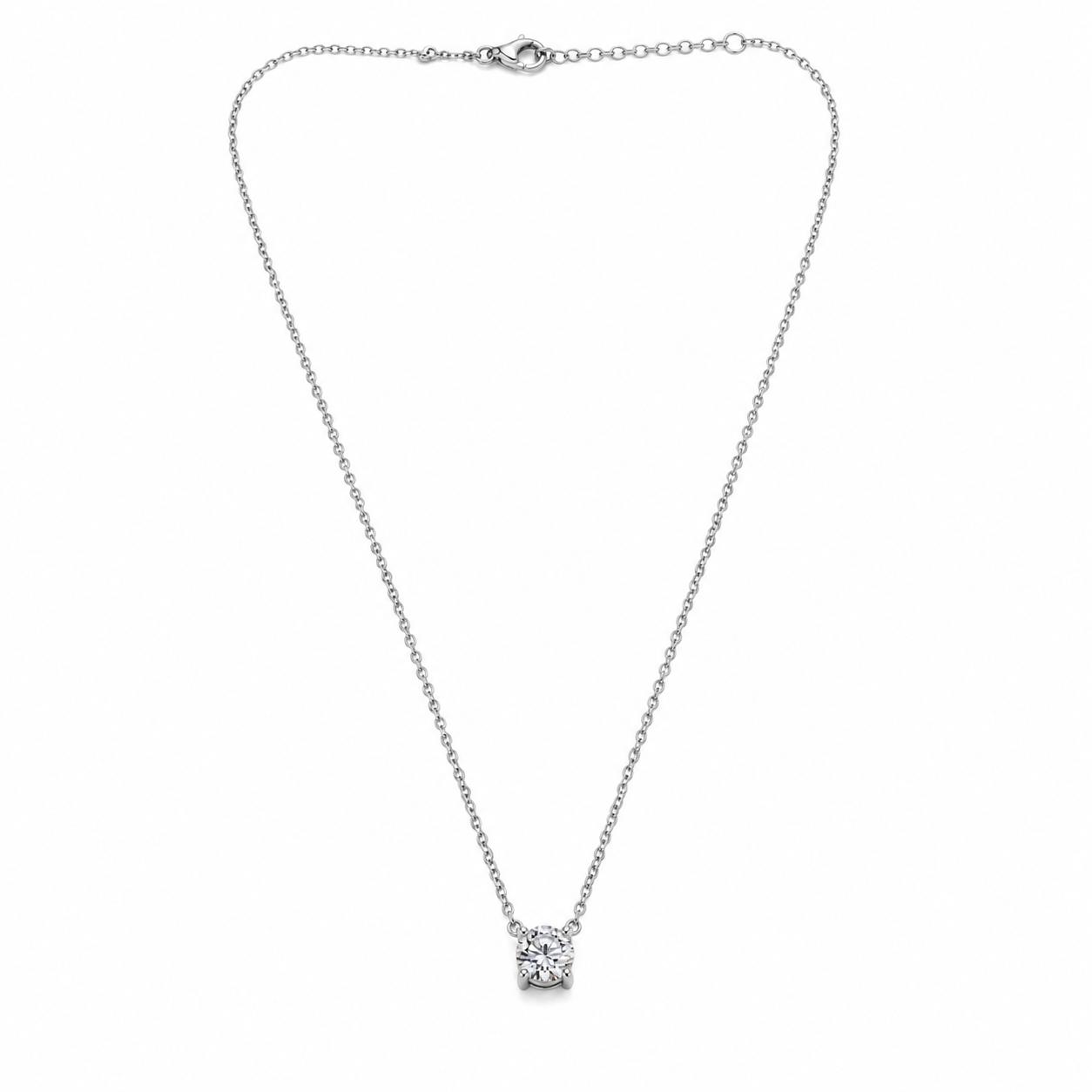 Collaret Arlet – Plata de llei amb circonita blanca · 2