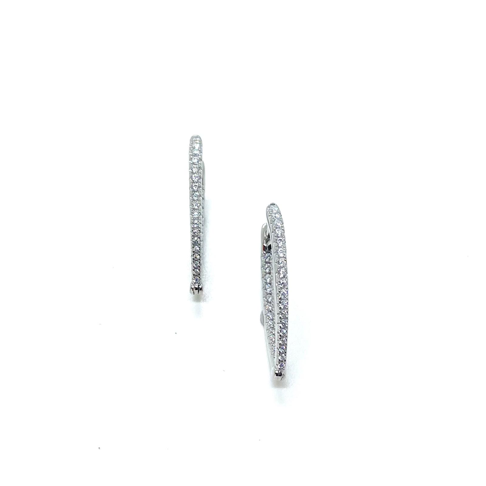 Arracades Liora – Plata de llei amb circonites blanques · 2