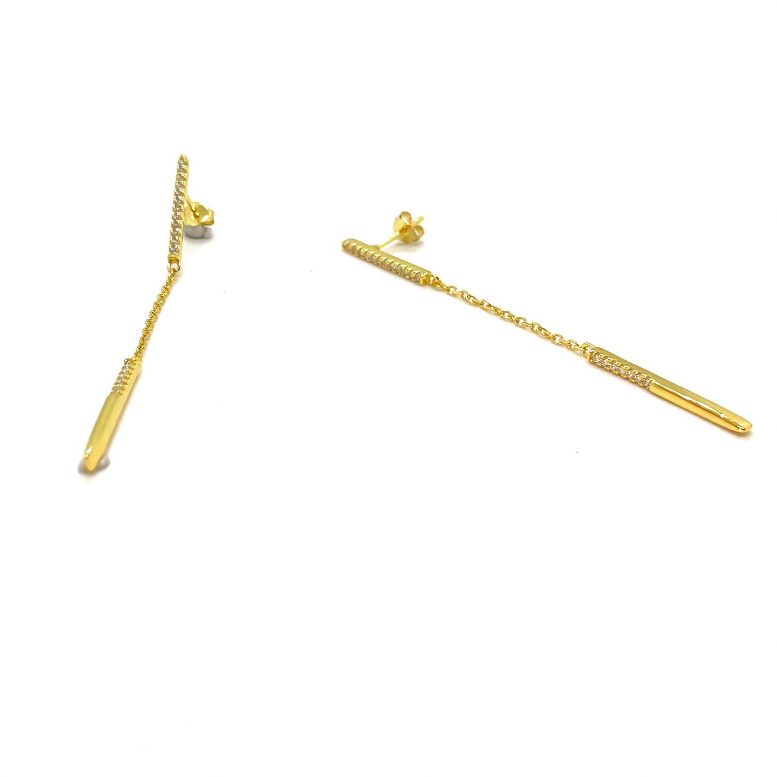 Arracades Fil d'Or amb Bany d'Or · 2