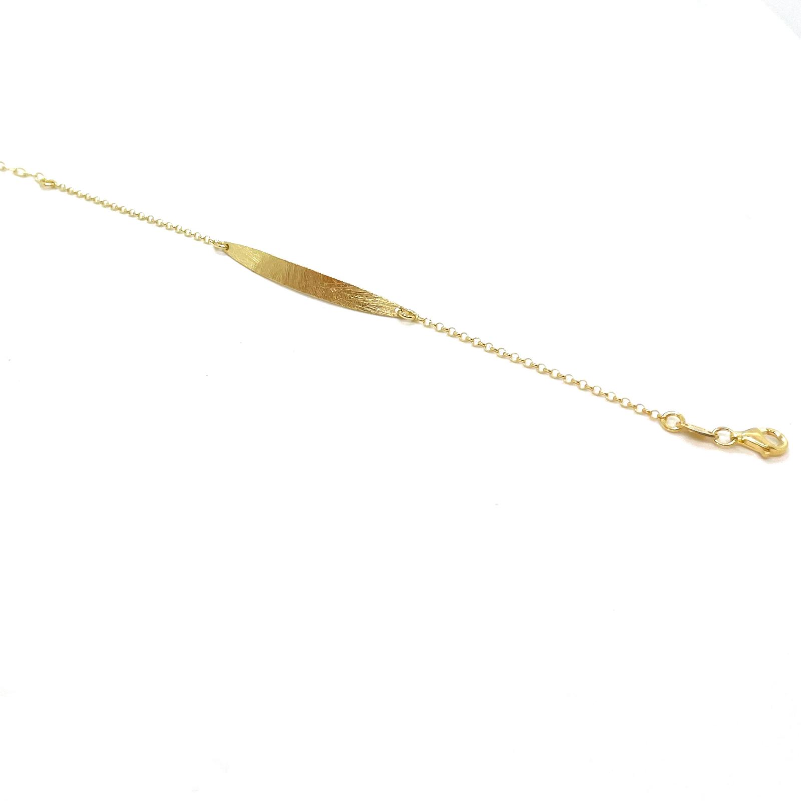 Polsera Llumera amb bany d’or groc