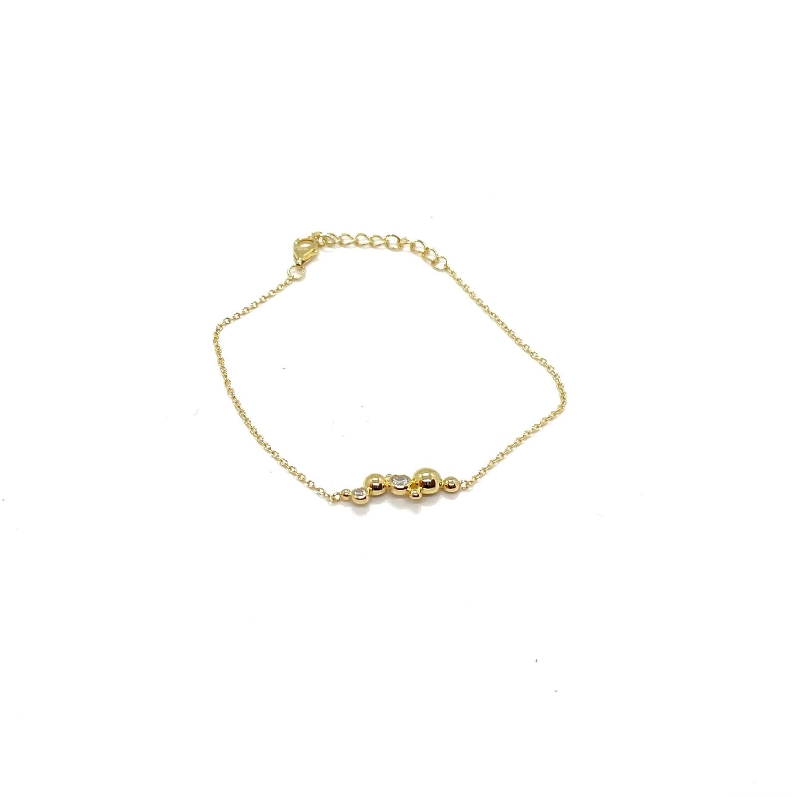 Polsera Daurada Harmonia plata bany or
