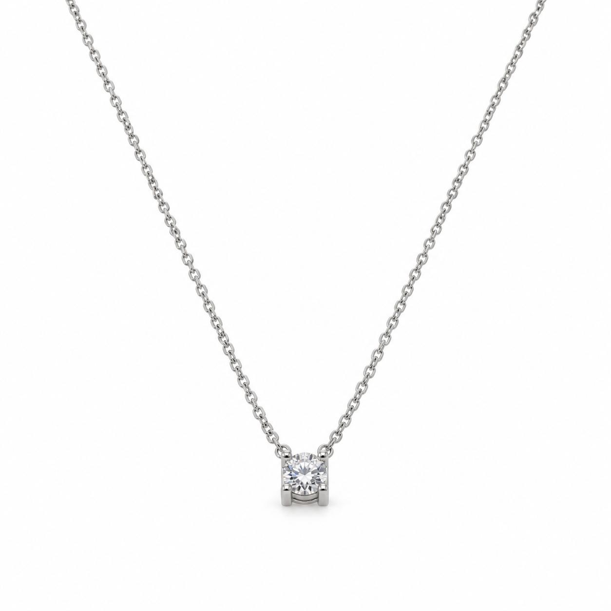 Collaret Arlet – Plata de llei amb circonita blanca