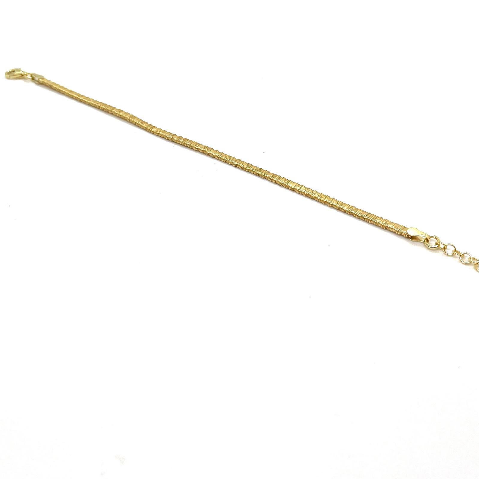 Polsera Filigrana – Polsera de plata de llei 925 amb bany d’or groc · 2