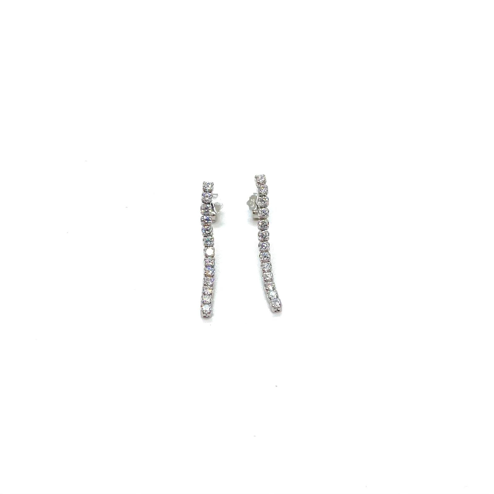 Arracades Brillantor Eterna – Plata de Llei i Circonites