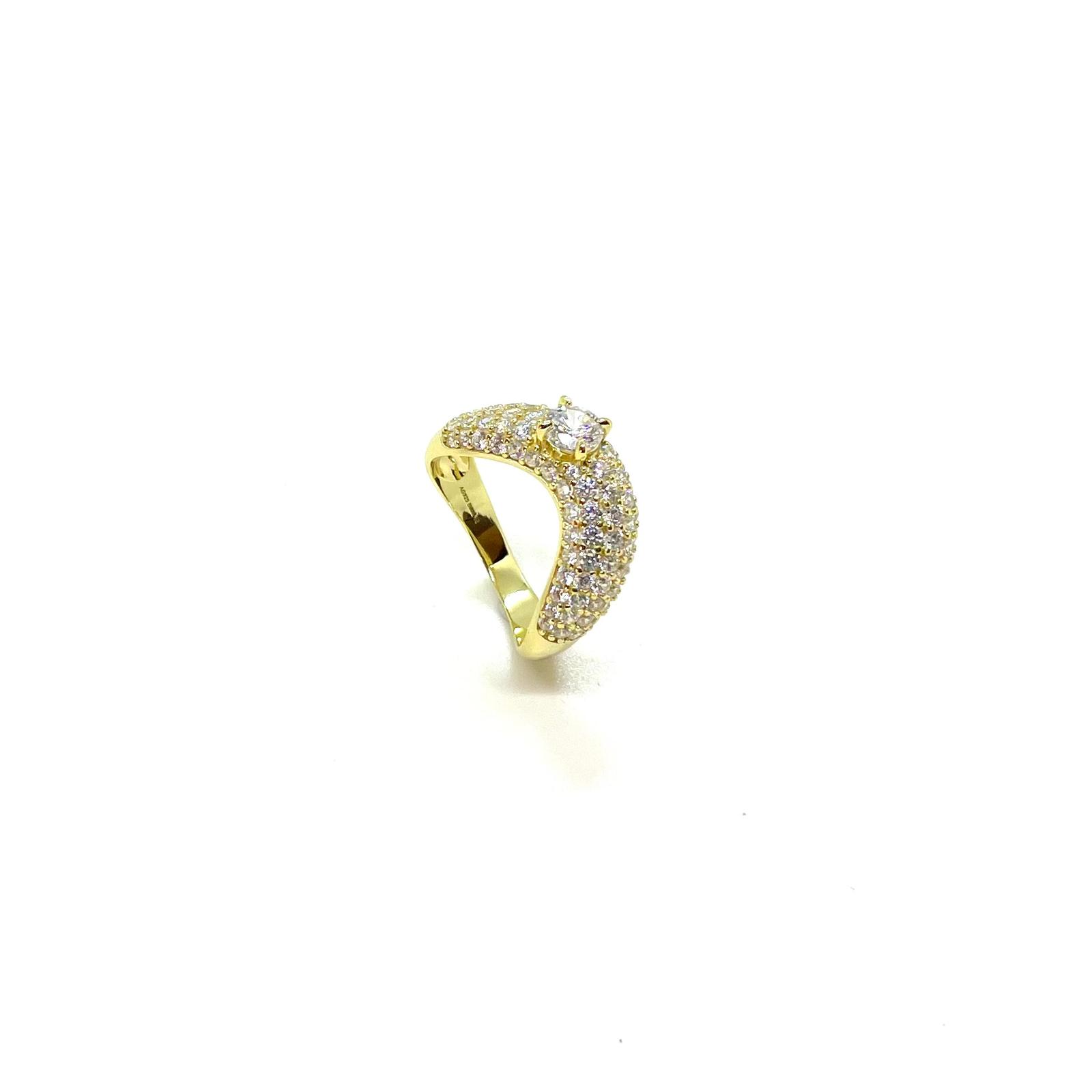 Anell Altea – Bany d’or de 18 kt i circonites · 3