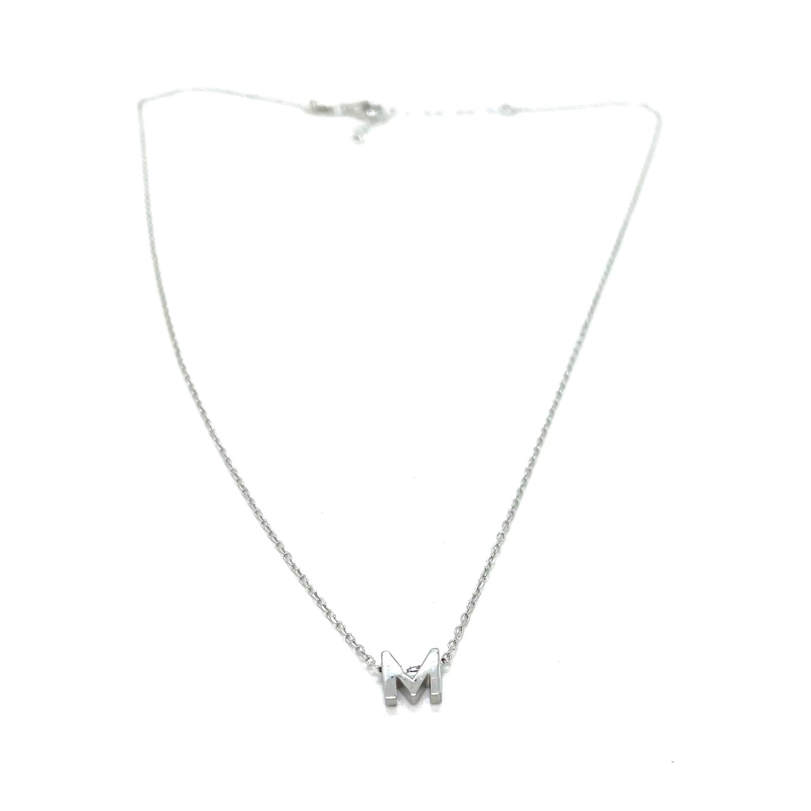 Penjoll Inicial M – Plata de llei