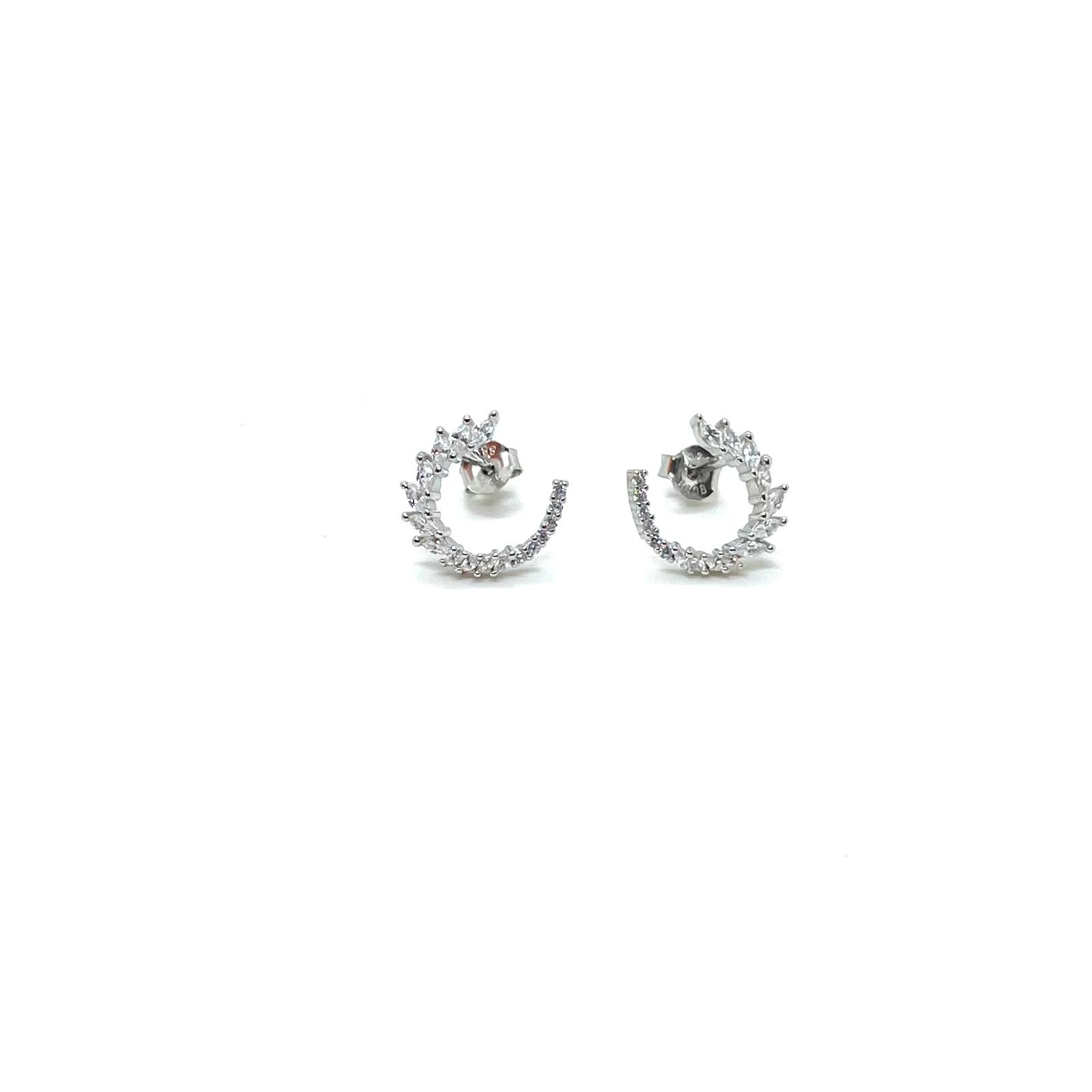 Arracades Brisa plata de llei circonites · 2