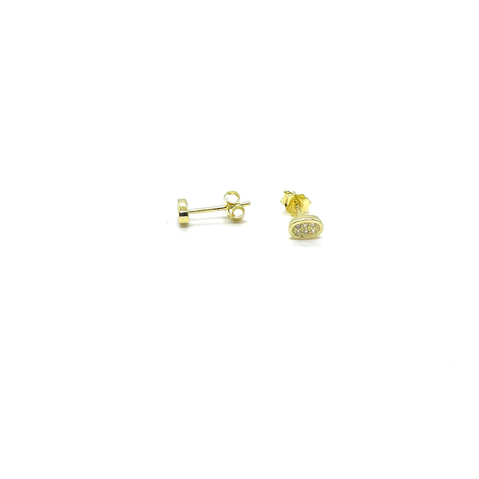 Arracades Bruna – Plata de llei amb bany d’or de 18 kt