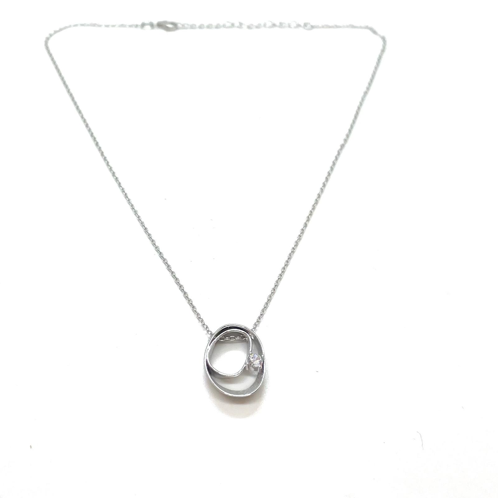 Penjoll Eira – Plata de llei amb circonita talla brillant