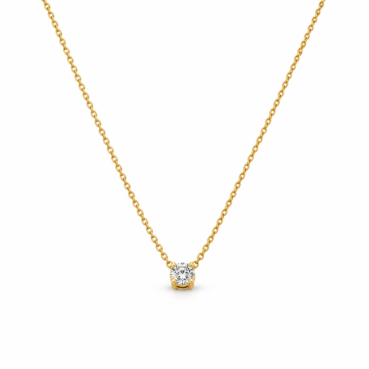 Collaret Arlet – Plata de llei amb bany d’or i circonita
