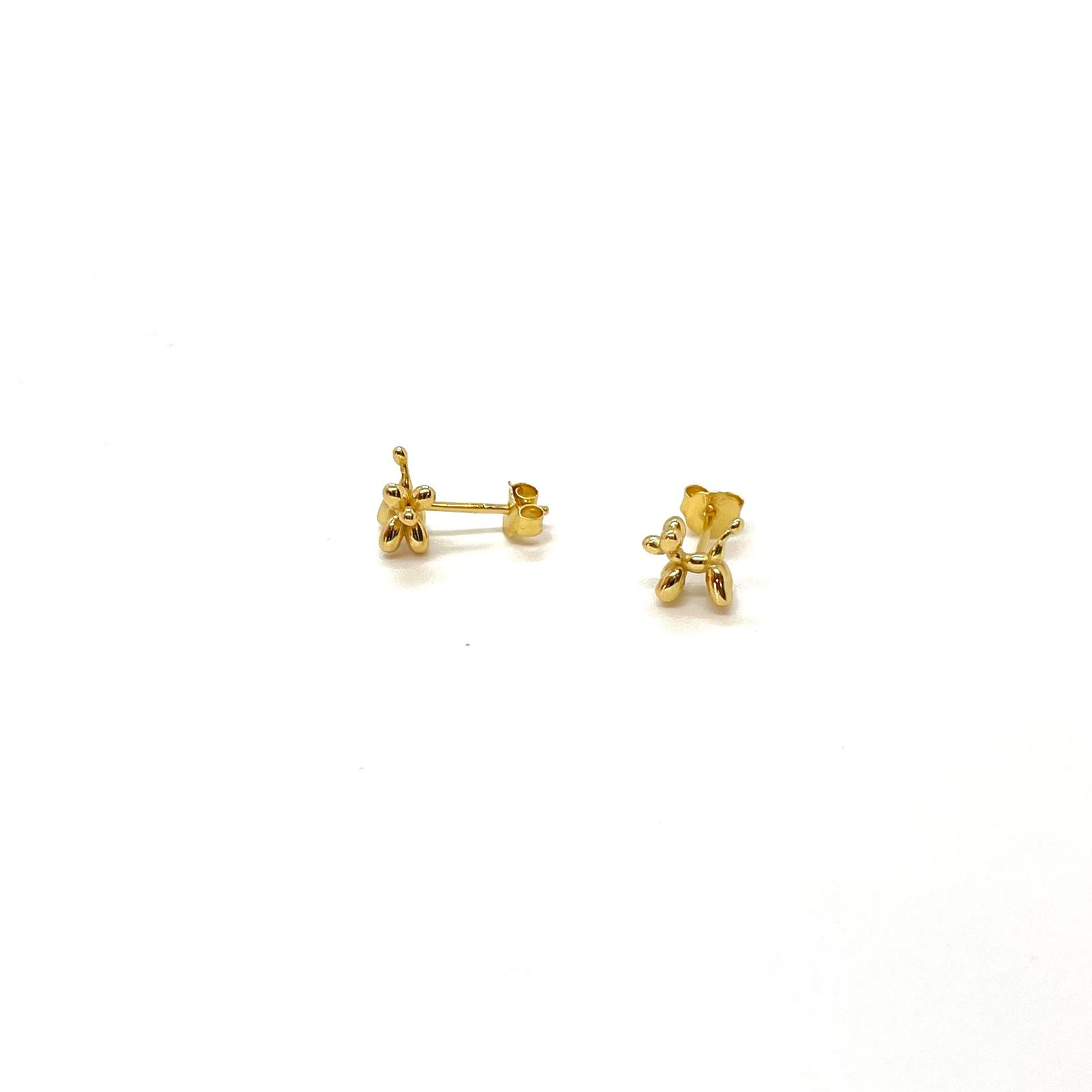 Arracades Gosset Globus daurades de plata de llei amb bany d’or de 18 kt · 2