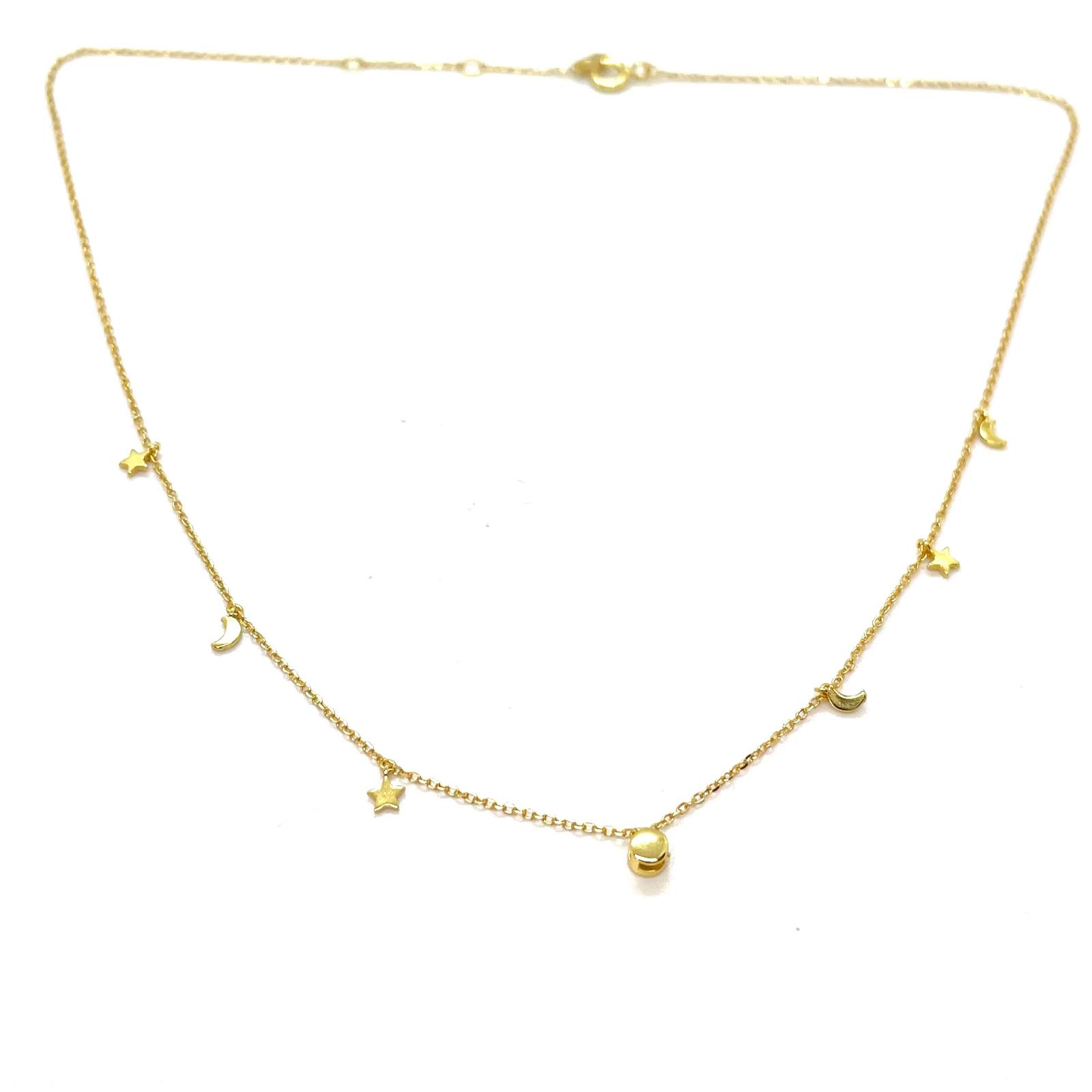 Penjoll Celestial – Plata de llei amb bany d’or de 18 kt · 2