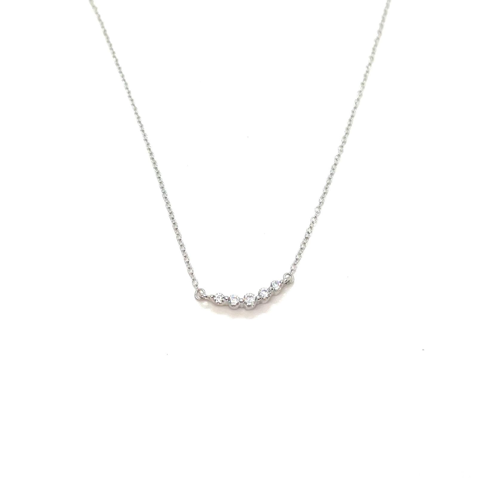 Penjoll Llum d’Estels – Plata de llei 925 amb circonites blanques · 2